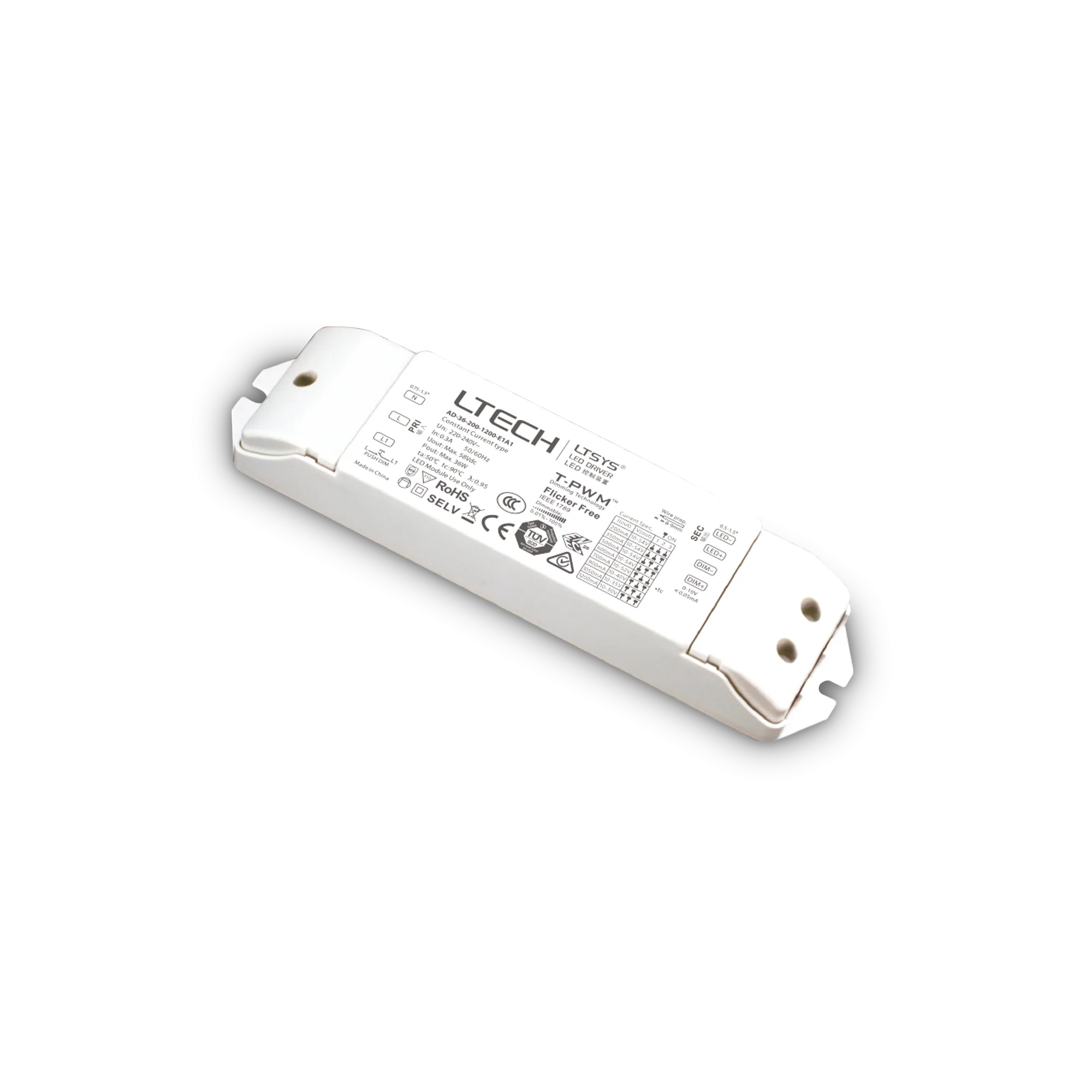 244549 WEB001 STRIP LED DRIVER DALI PUSH 036 W